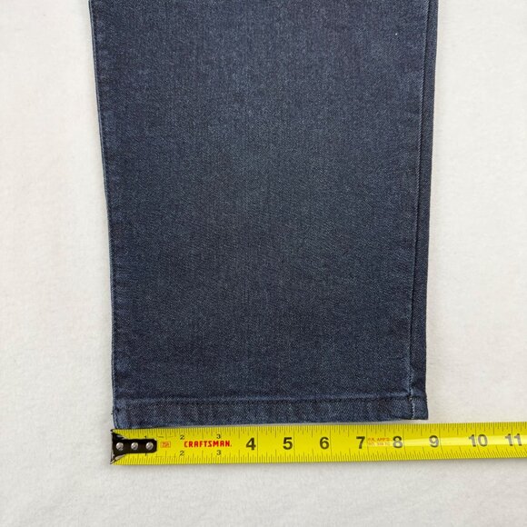 NWT Terra & Sky Women Core Straight High Rise Stretch Navy Denim Jeans Plus 26W - Picture 10 of 11